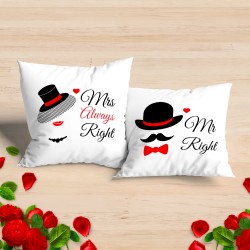 Комплект възглавници - Mr и Mrs