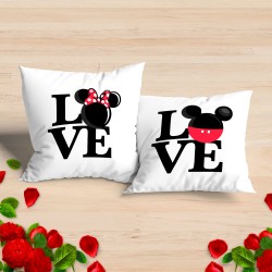 Комплект възглавници - Мини и Мики Love