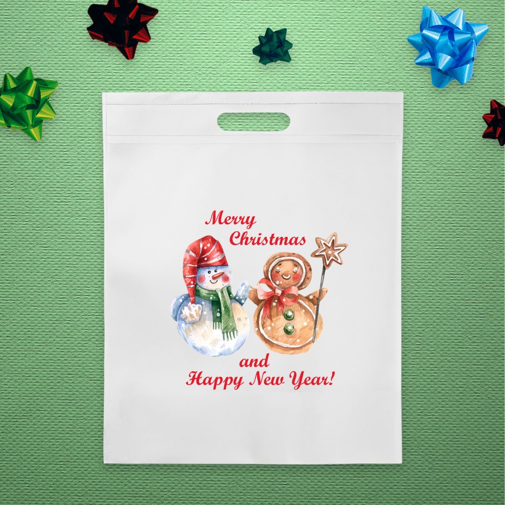 Подаръчна чанта - Merry Christmas and Happy New Year