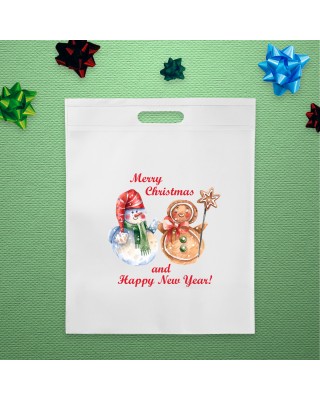 Подаръчна чанта - Merry Christmas and Happy New Year