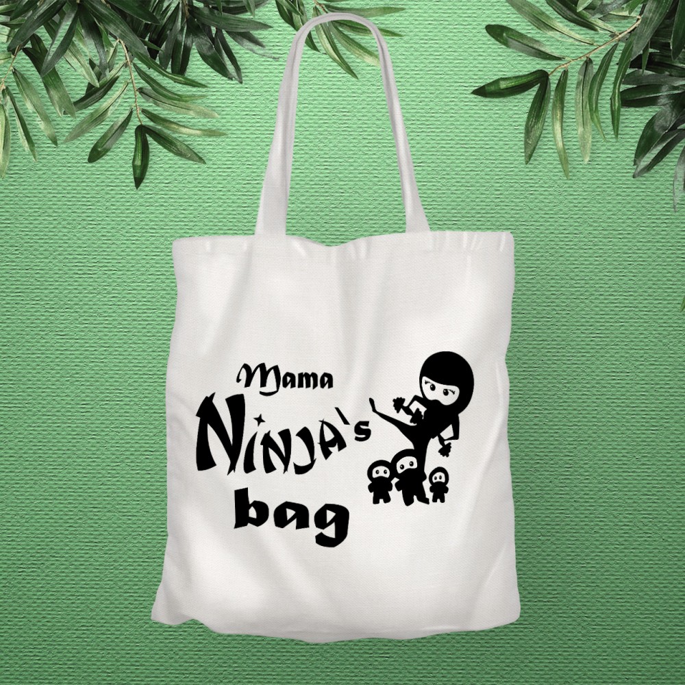 Текстилна чанта - Mama ninja's bag