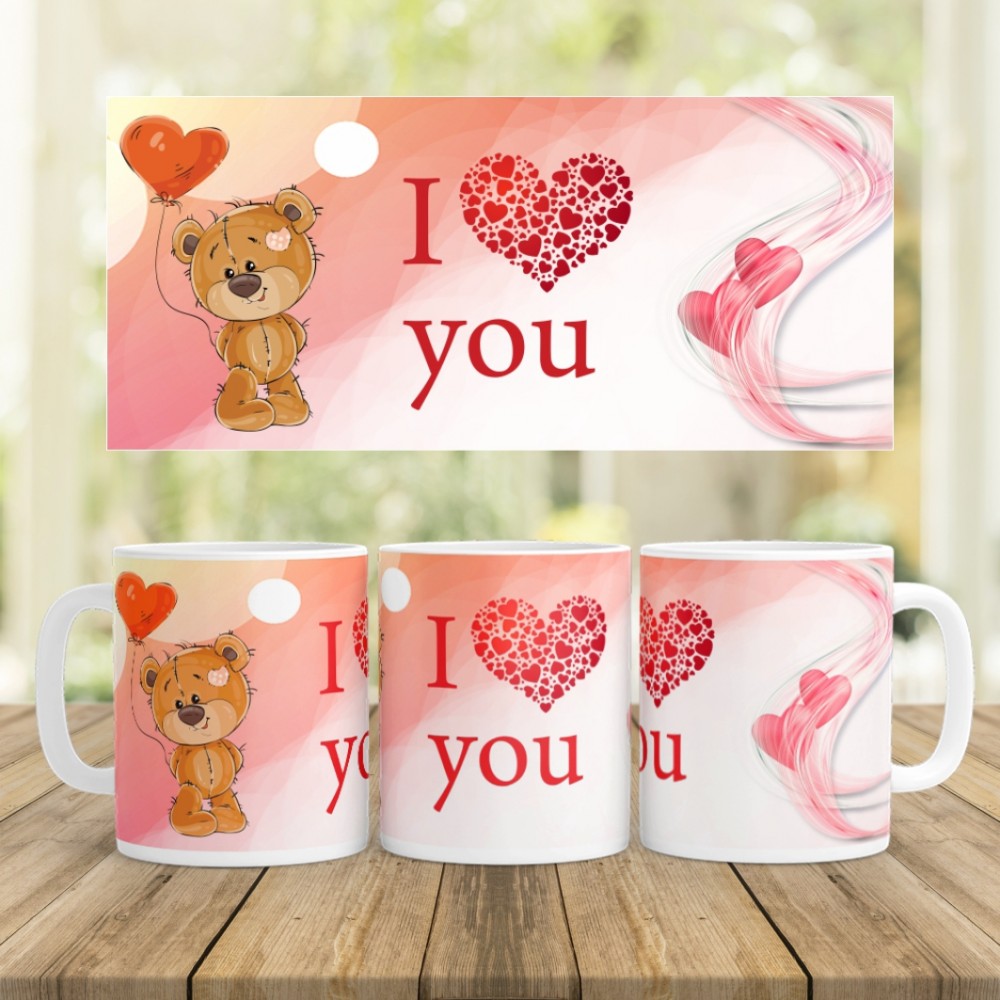 Керамична чаша - I love you