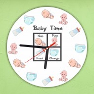 Стенен часовник - Baby time boy
