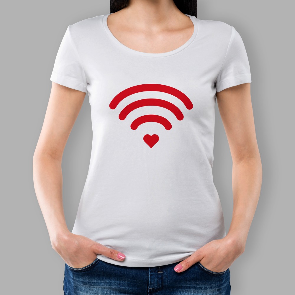 Дамска тениска - Wi-Fi Love
