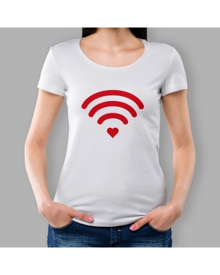Дамска тениска - Wi-Fi Love