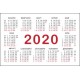 Джобно календарче - Плодове и зеленчуци 1000 бр.