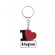 Ключодържател с Вашето име - I love