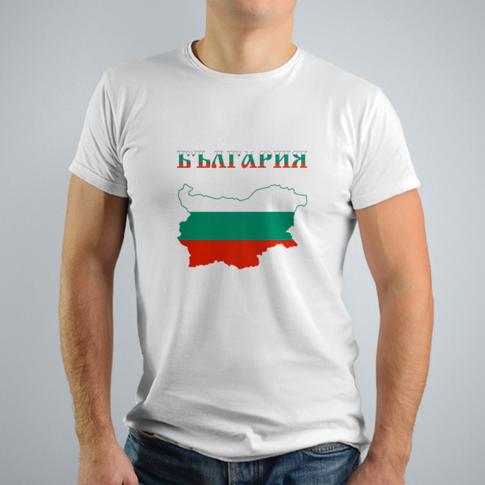 Тениска - България карта