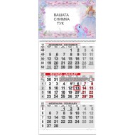 Детски календар Голям - Барби