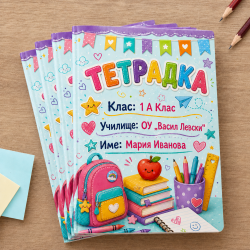 Персонализирани Тетрадки