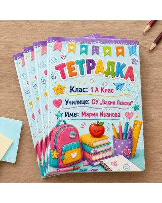 Персонализирани Тетрадки