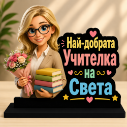 Плакет "Най-добрият Учител на Света" 2